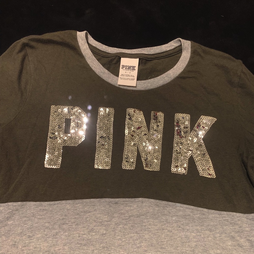 Hunter Green Victoria Secret Quarter Sleeve!